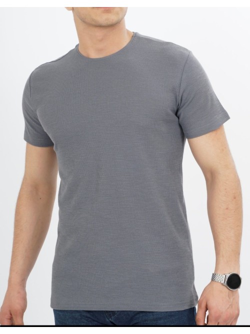 Ανδρικό T-Shirt Ανθρακί - 028