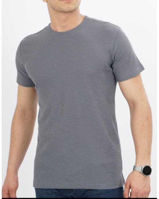 Ανδρικό T-Shirt Ανθρακί - 028