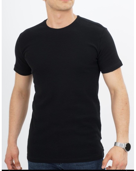 Ανδρικό T-Shirt Βαμβακερό Μαύρο - 031