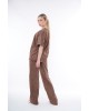 Καφέ Πλυμένο Σετ Φόρμας “Cute and Cozy”-226
