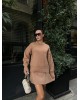 Πλεκτό Σετ Φούστα & Μπλούζα – Cozy Chic Style- 306