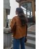 Jacket με Κρόσσια Suede – Ταμπά- 329