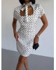 Polka Chic Mini Φόρεμα- 398