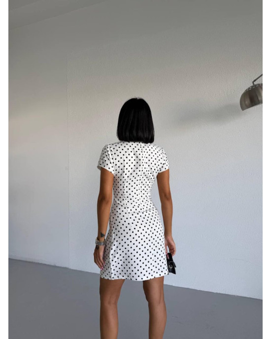 Polka Chic Mini Φόρεμα- 398