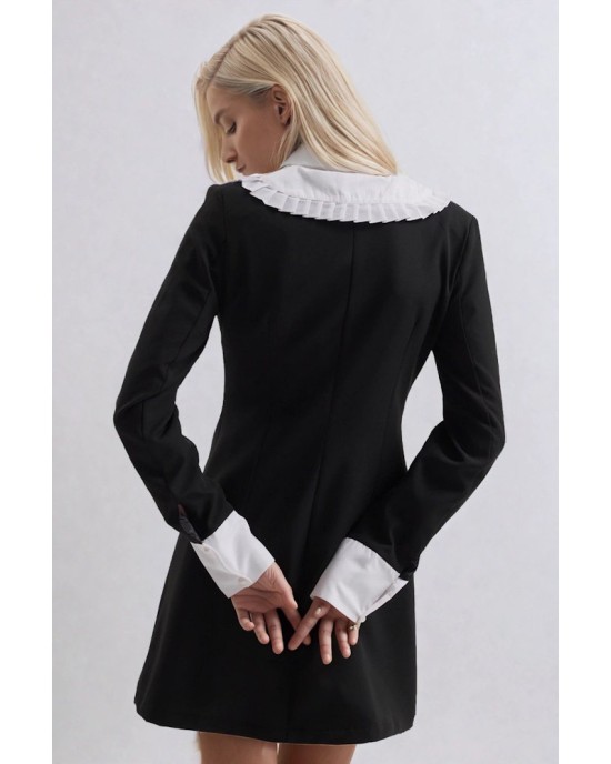 Noir Élégance Mini Dress- 379