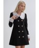 Noir Élégance Mini Dress- 379