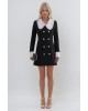Noir Élégance Mini Dress- 379