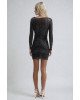 Midnight Sparkle Mini Dress- 403